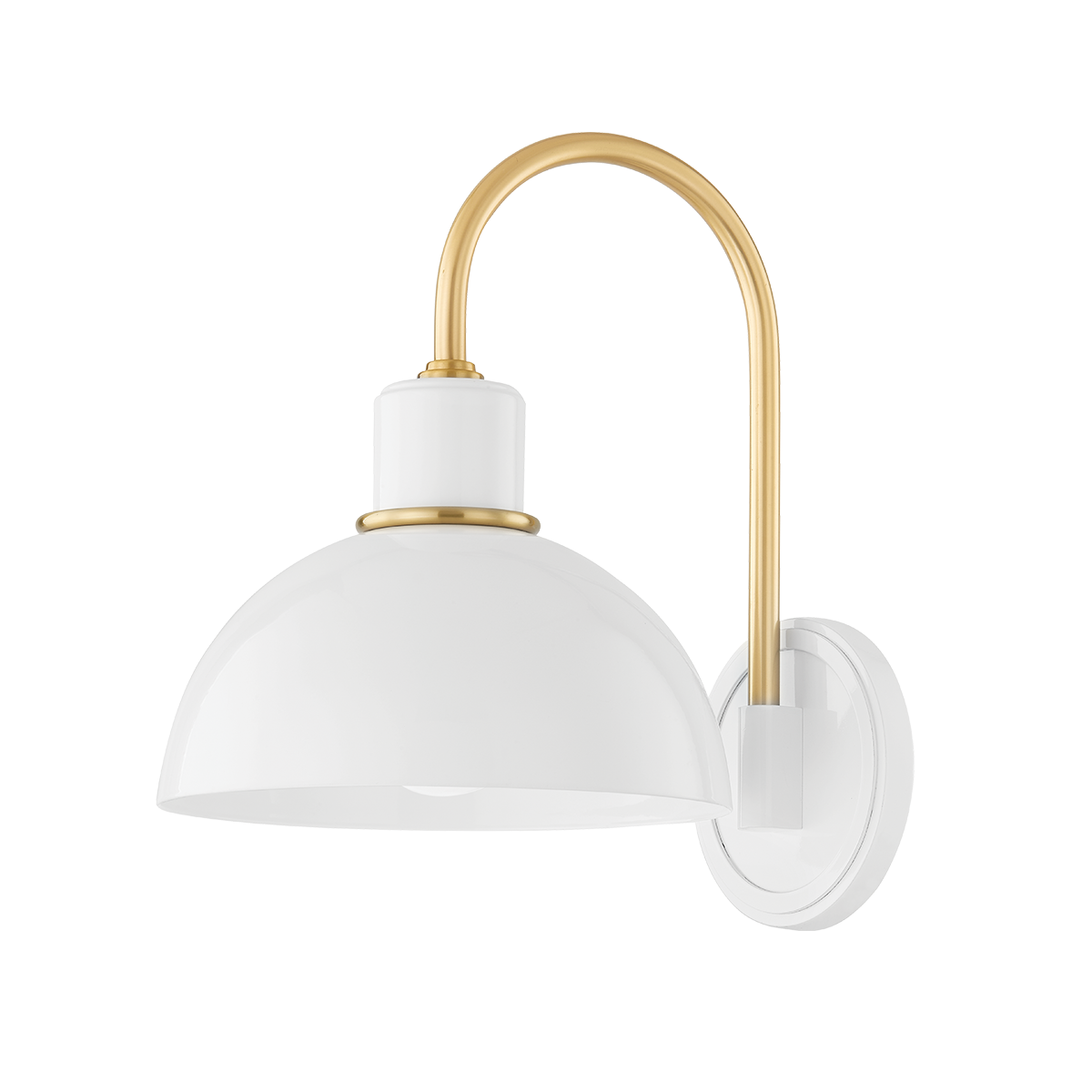 Mitzi CAMILLE Wall Sconce Wall Sconce Mitzi Aged Brass 5x8x11.5 