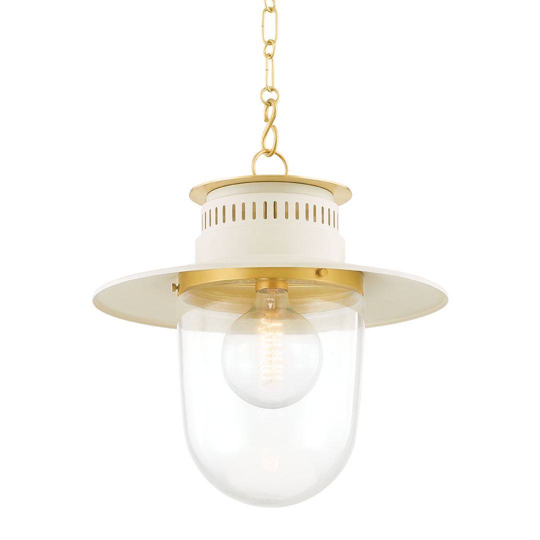 Mitzi NORI Pendant Pendants Mitzi AGED BRASS/SOFT CREAM 11x17x16.5 