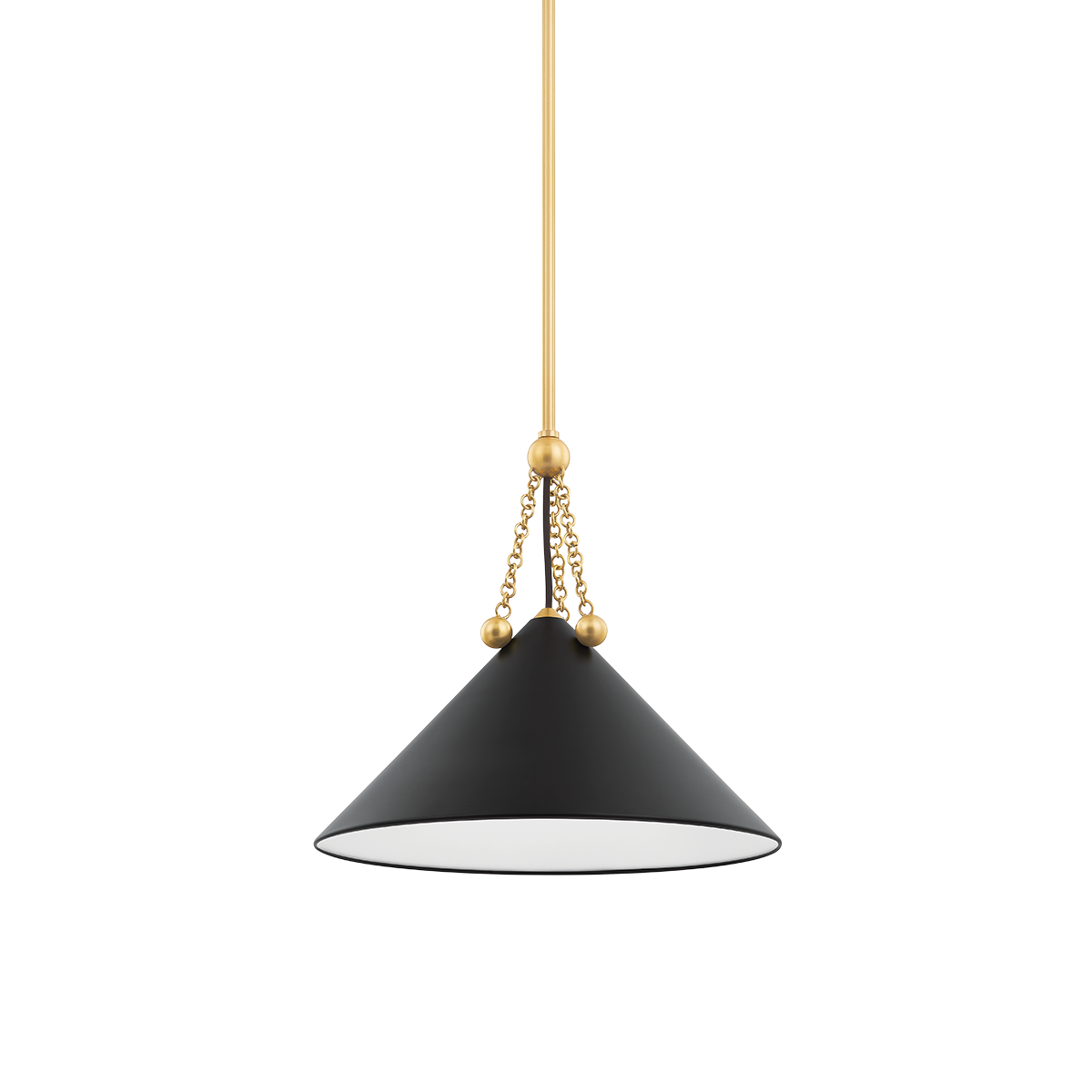 Mitzi KALEA Pendant Pendant Mitzi Aged Brass/soft Black  