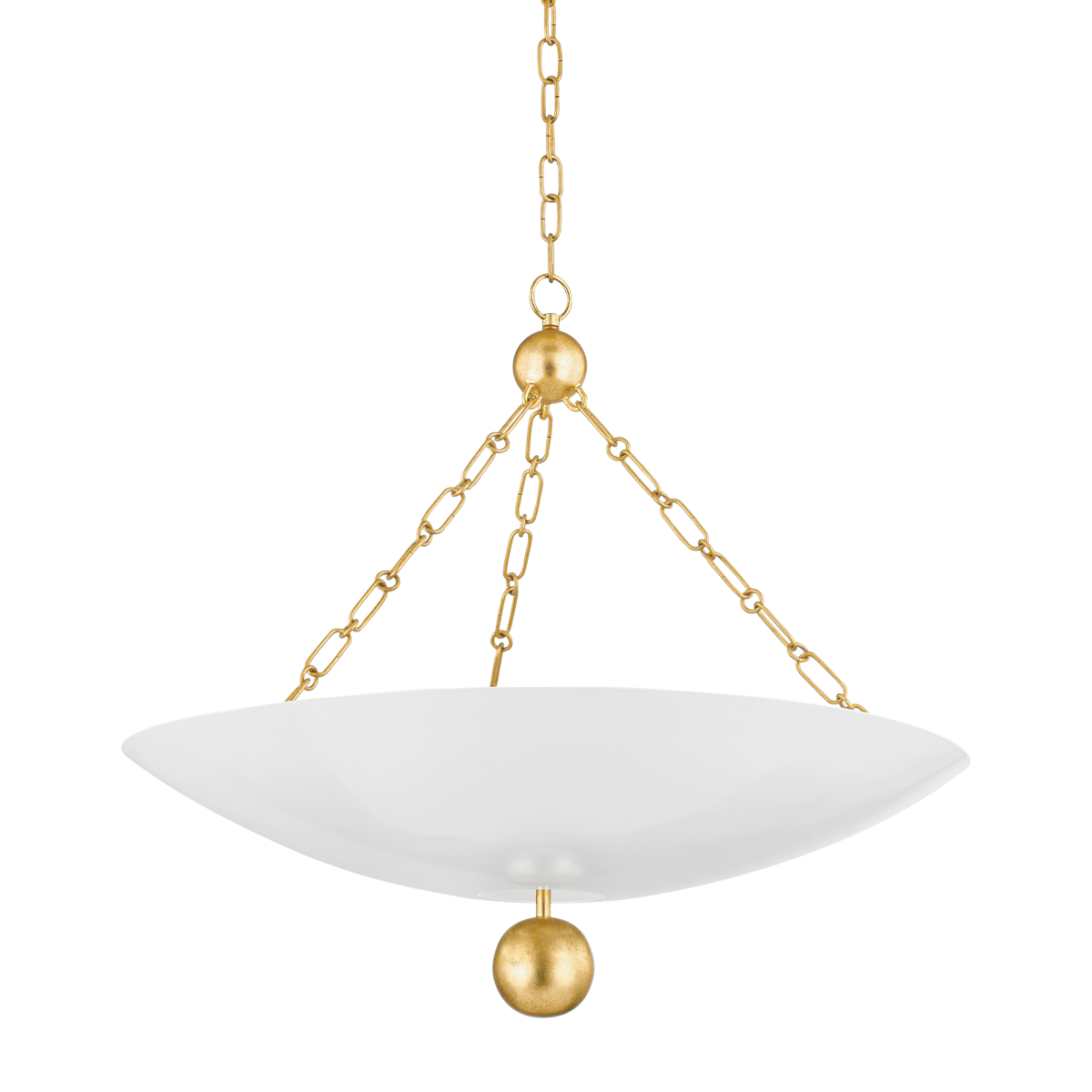 Mitzi AMALI Pendant Pendant Mitzi Vintage Gold Leaf/Soft White  