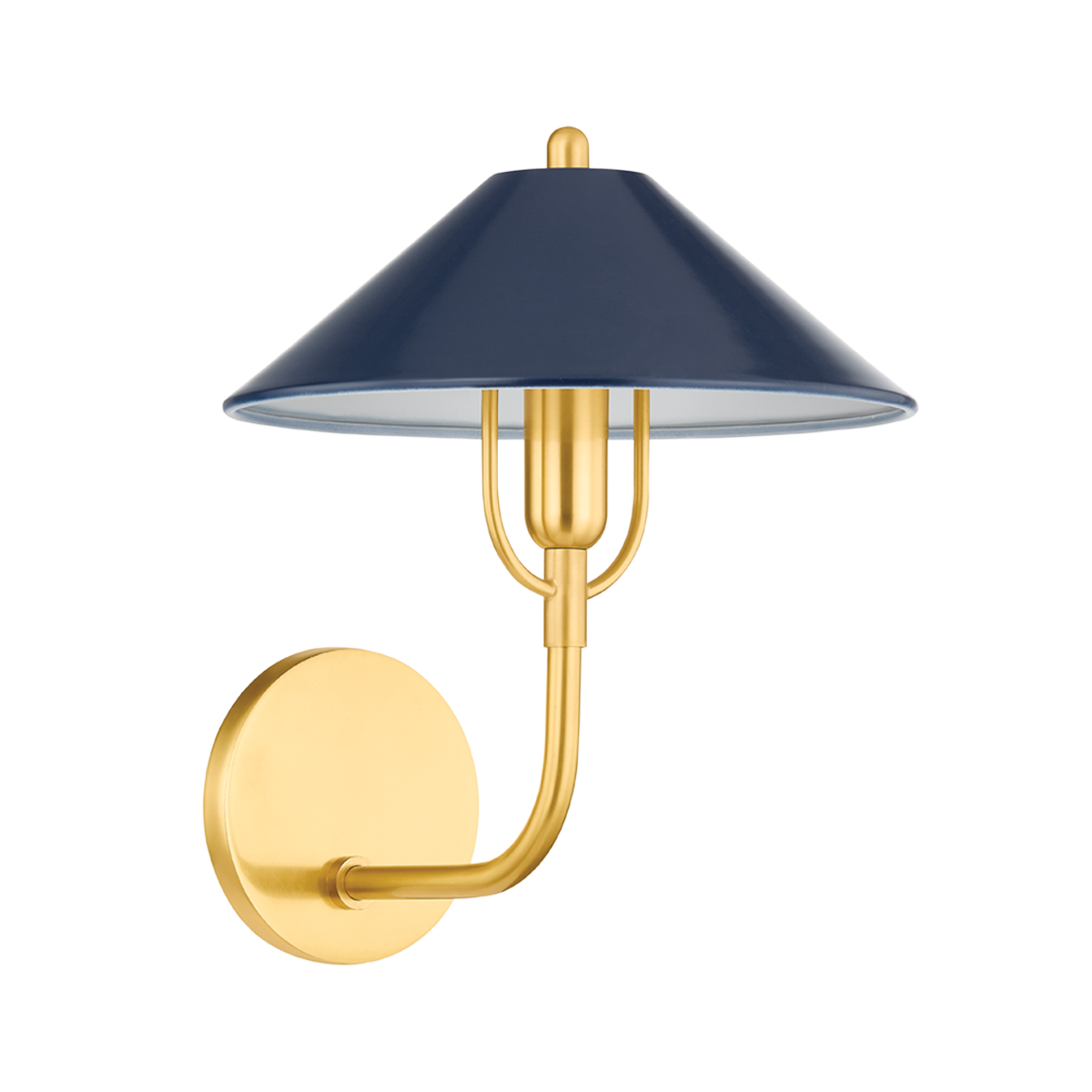 Mitzi MARIEL Wall Sconce Wall Sconce Mitzi AGED BRASS/SOFT NAVY  