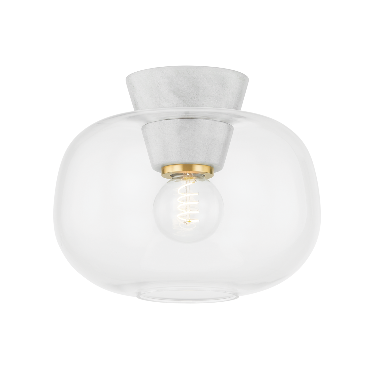 Mitzi ARIELLA Flush Mount Flush Mount Mitzi AGED BRASS  