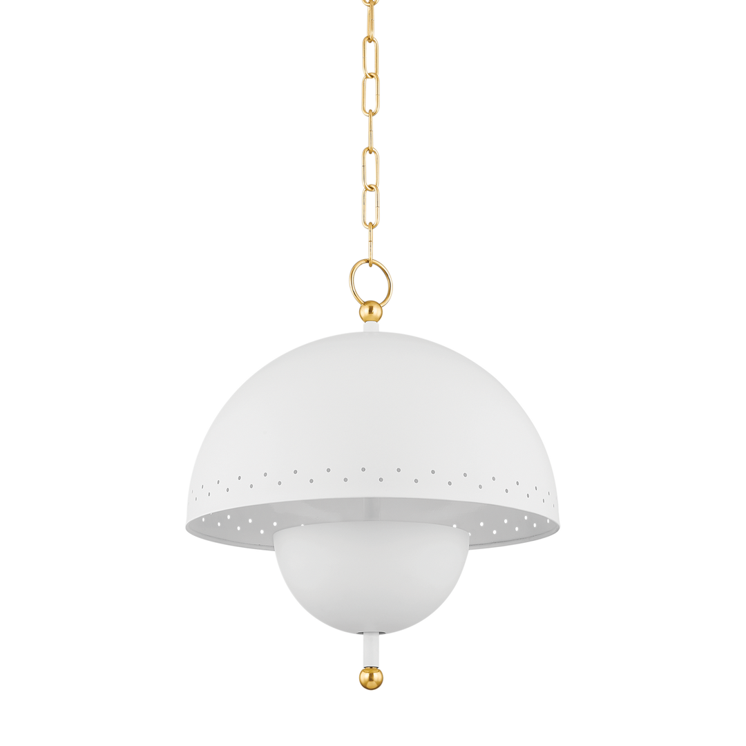 Mitzi Jojo PENDANT Pendants Mitzi AGED BRASS/SOFT WHITE  