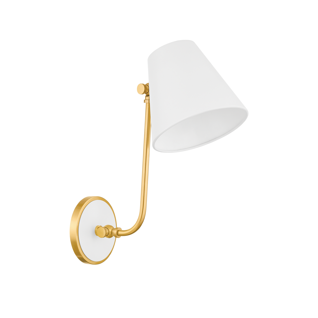 Mitzi Georgann WALL SCONCE Wall Sconces Mitzi AGED BRASS/SOFT WHITE  