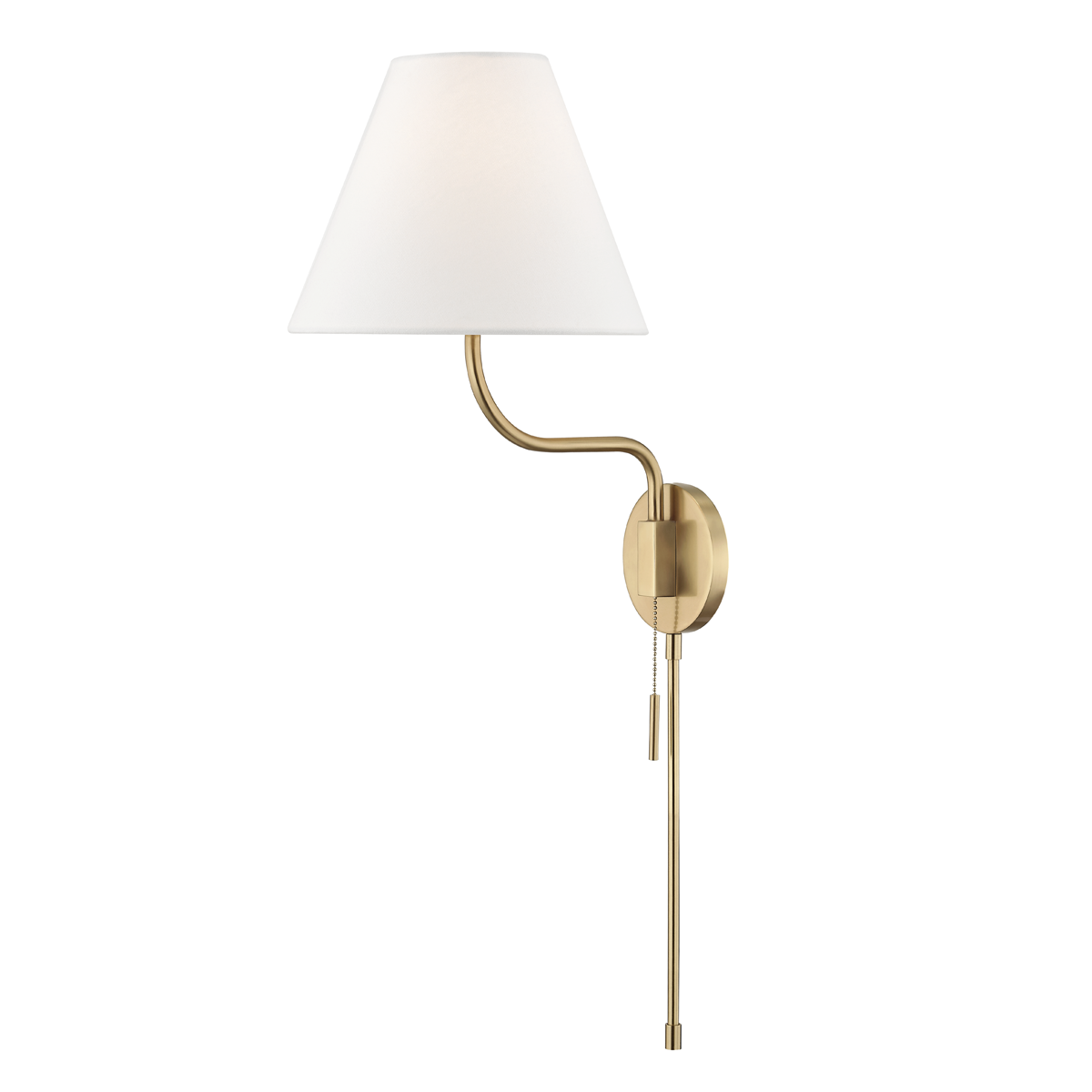 Mitzi Patti Plug-in Sconce Plug-in Sconce Mitzi Aged Brass  