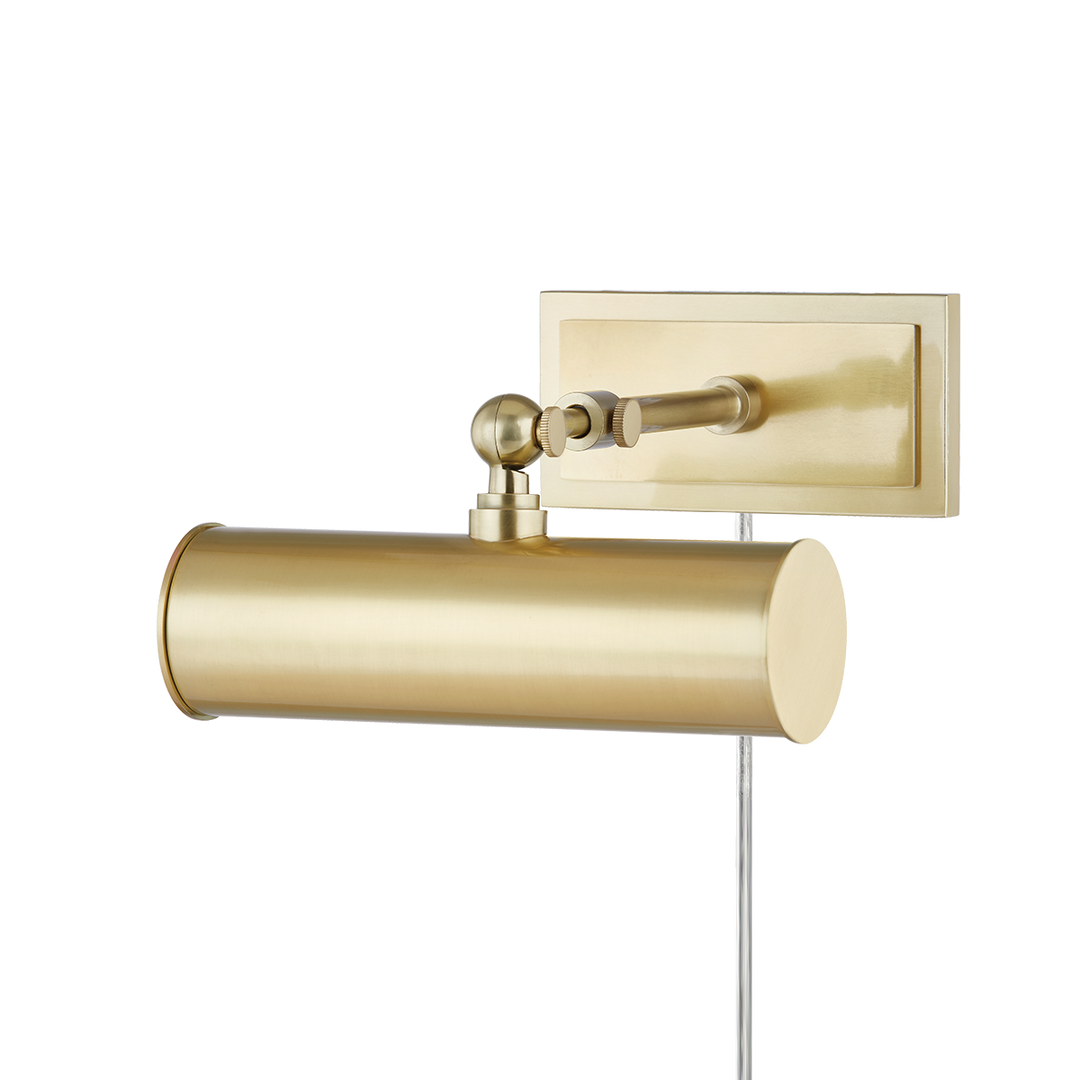 Mitzi Holly Plug-In Picture Light Picture Lights Mitzi Aged Brass  