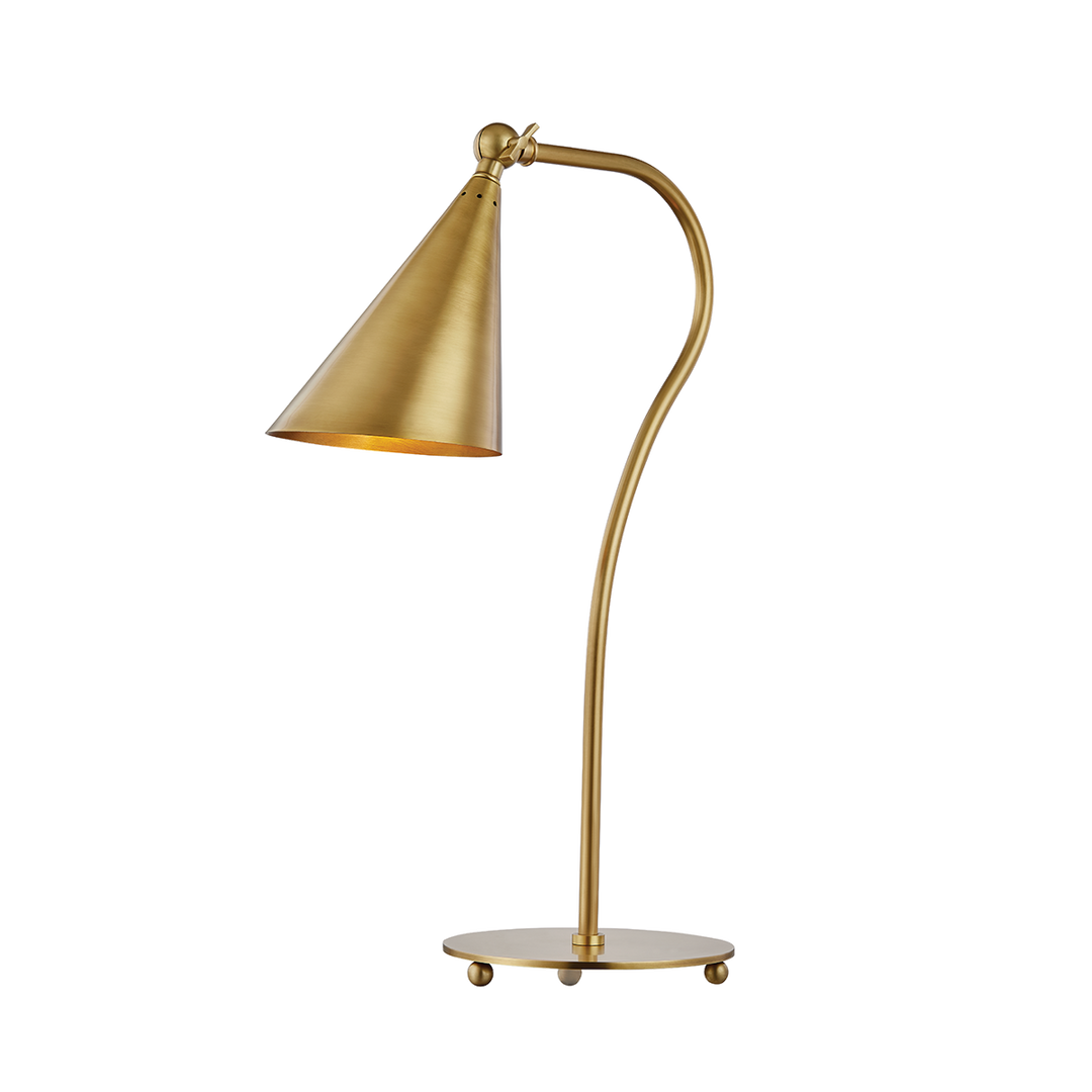 Mitzi Lupe Table Lamp Table Lamps Mitzi Aged Brass 40x7x20.5 