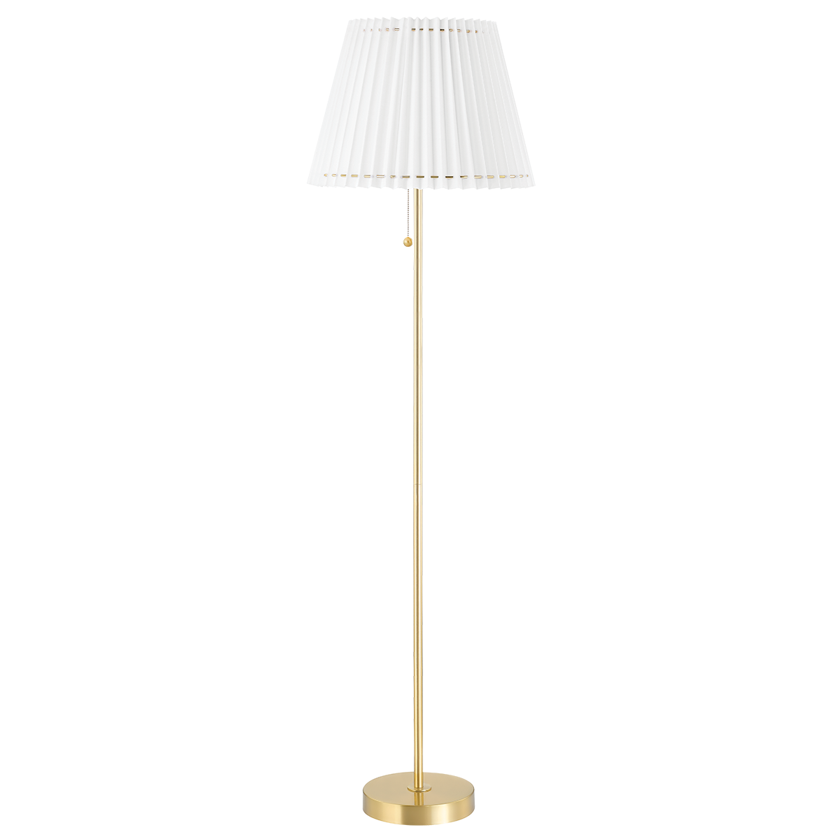 Mitzi Demi Floor Lamp Floor Lamp Mitzi Aged Brass  