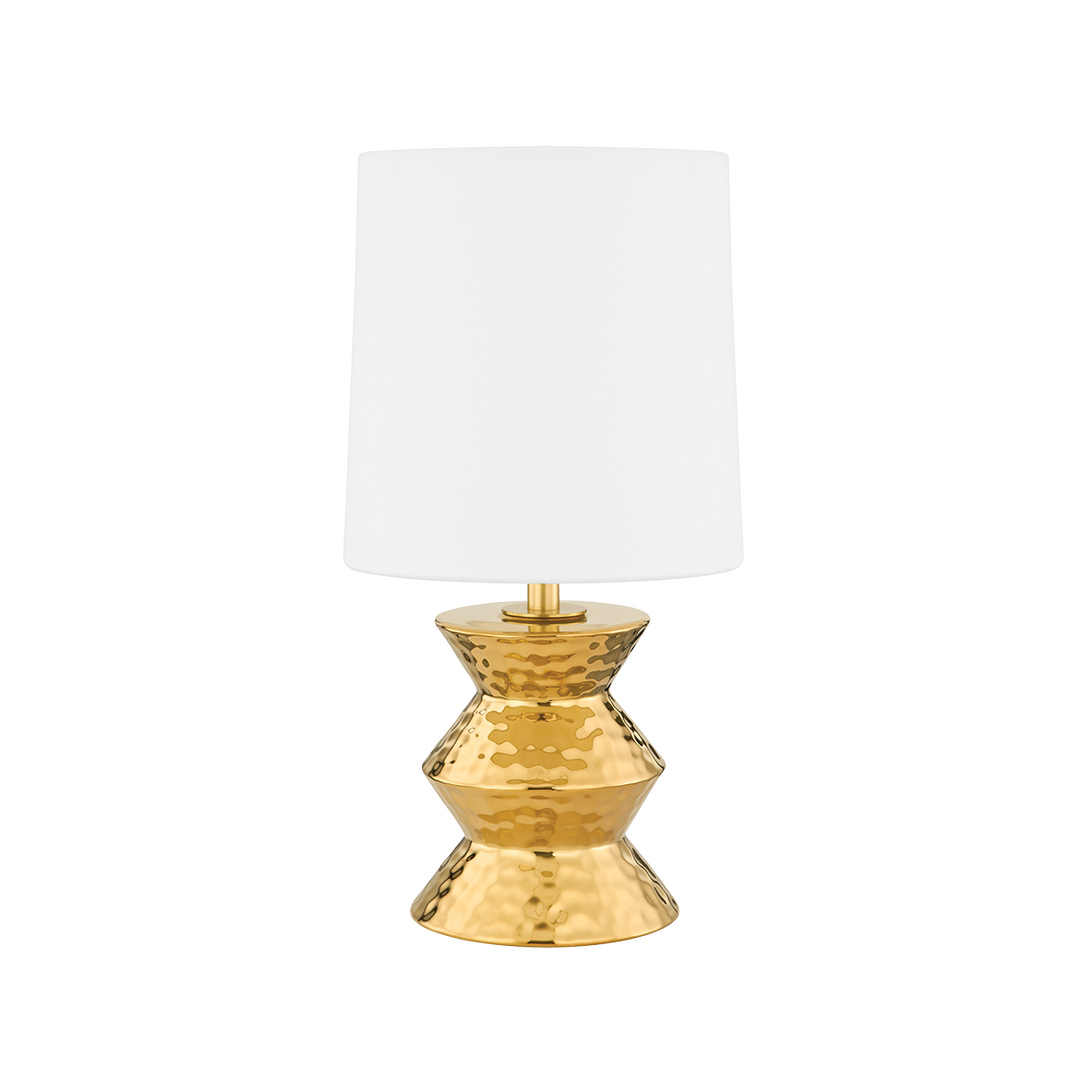 Mitzi Zoe Table Lamp Table Lamps Mitzi AGED BRASS CERAMIC GOLD 7x9.5x16.5 