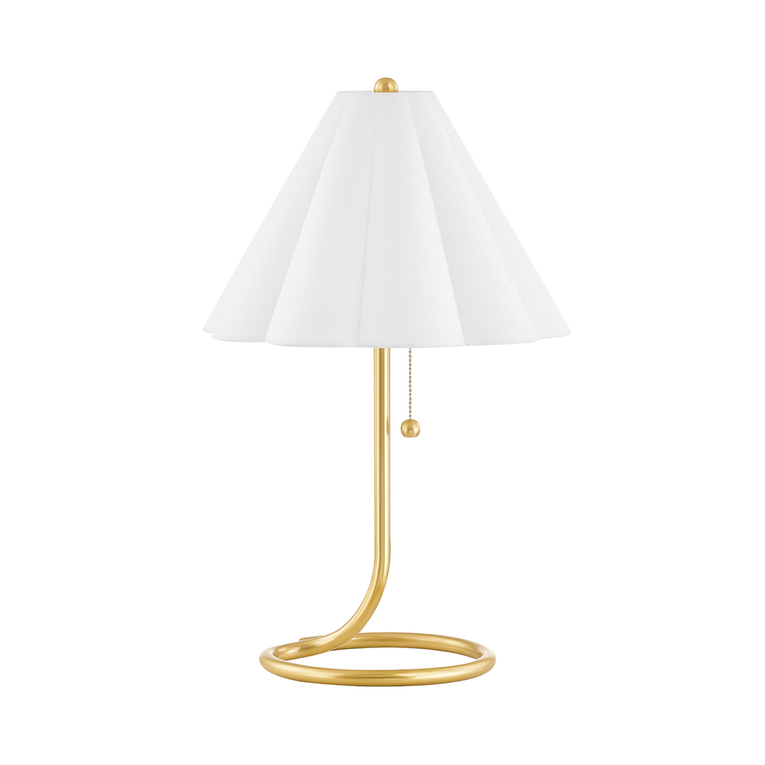 Mitzi Martha Table Lamp Table Lamps Mitzi Aged Brass  