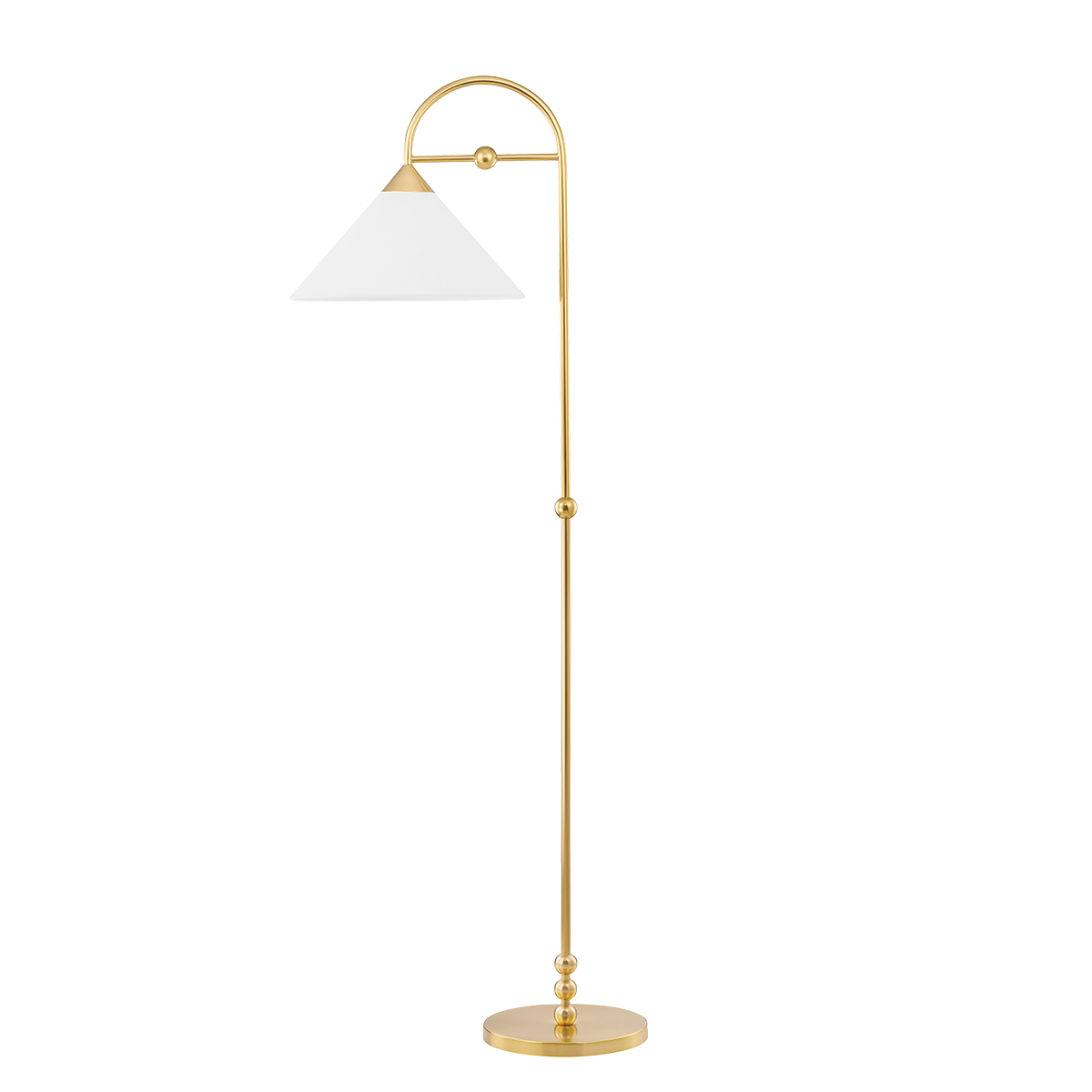 Mitzi Sang Floor Lamp Floor Lamp Mitzi Aged Brass  