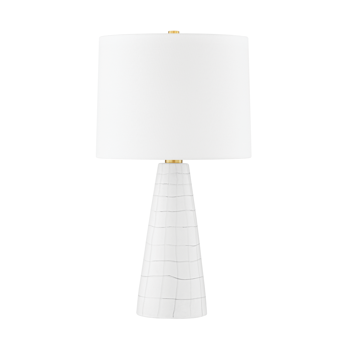 Mitzi MELINDA Table Lamp Table Lamp Mitzi AGED BRASS/CERAMIC SATIN WHITE  