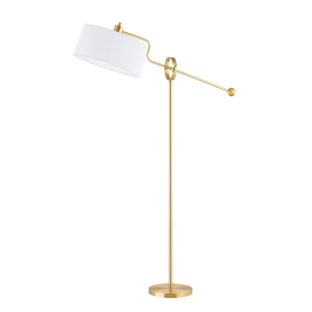 Mitzi LIBBY Floor Lamp Floor Lamps Mitzi Aged Brass  