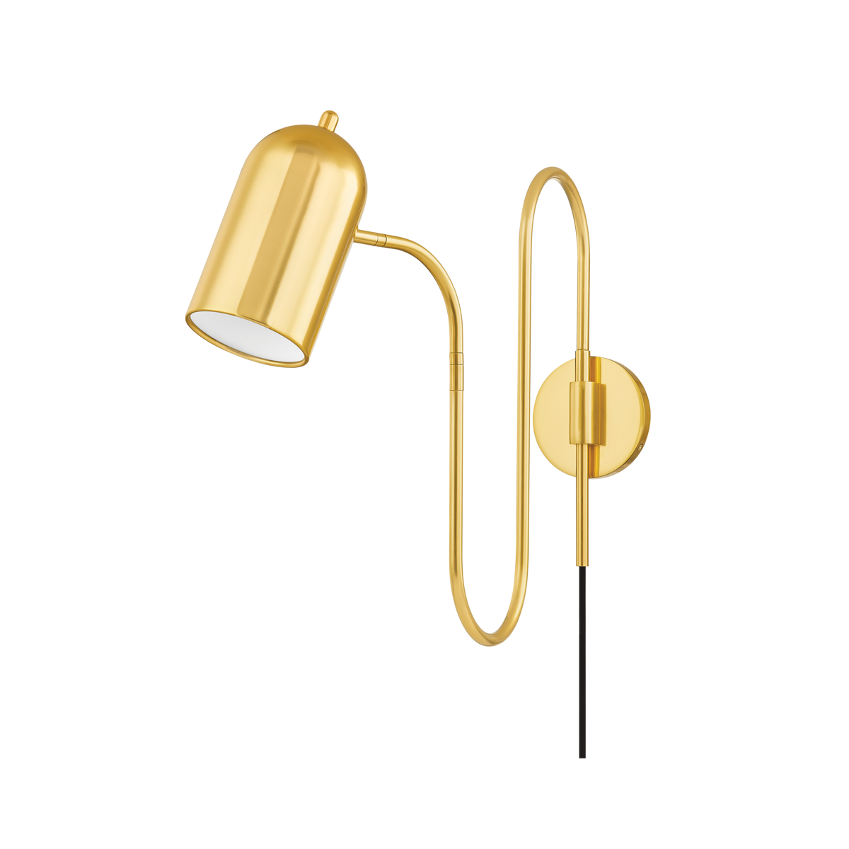 Mitzi ROMEE Plug-in Sconce Plug-in Sconce Mitzi AGED BRASS  