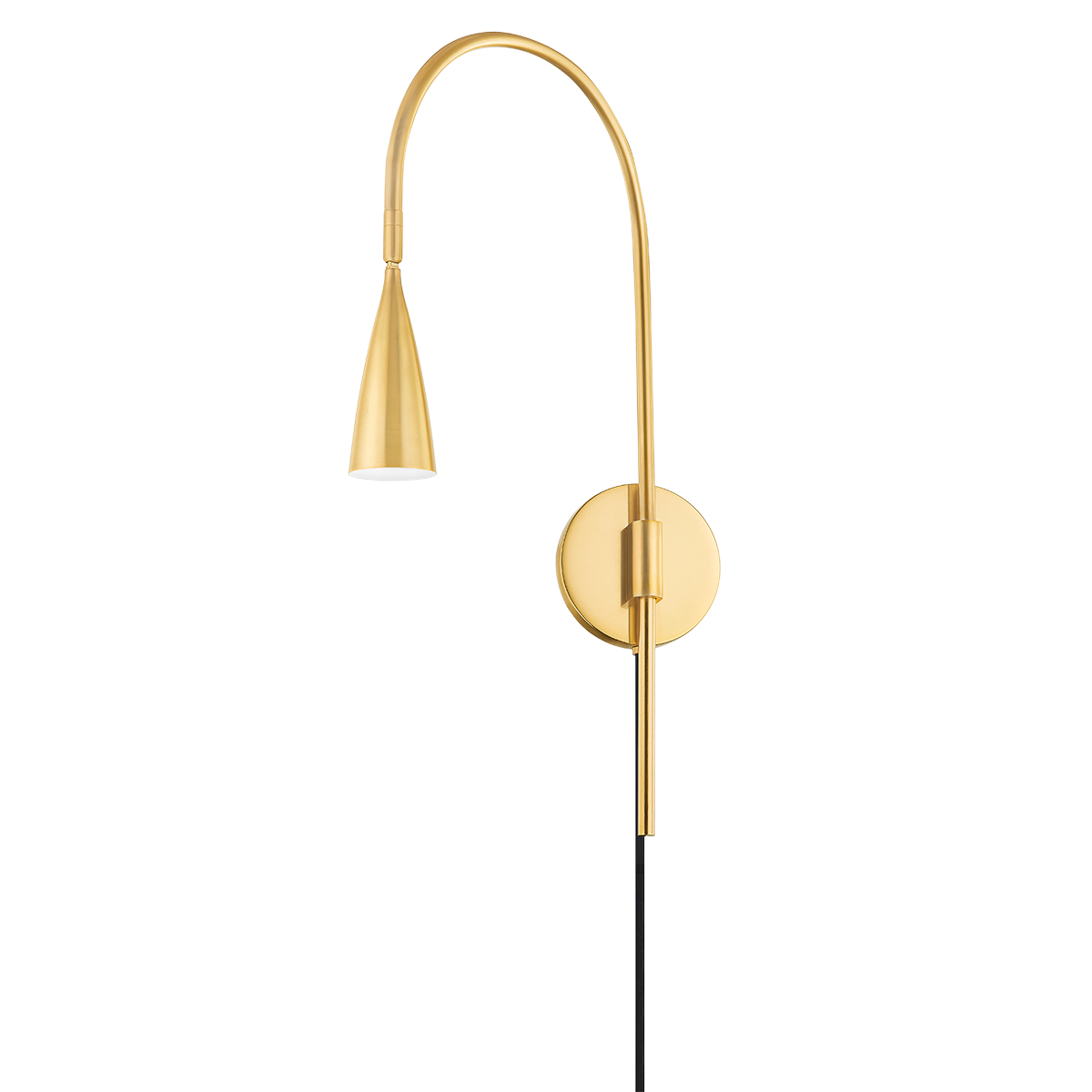 Mitzi JENICA Plug-in Sconce Plug-in Sconce Mitzi Aged Brass  