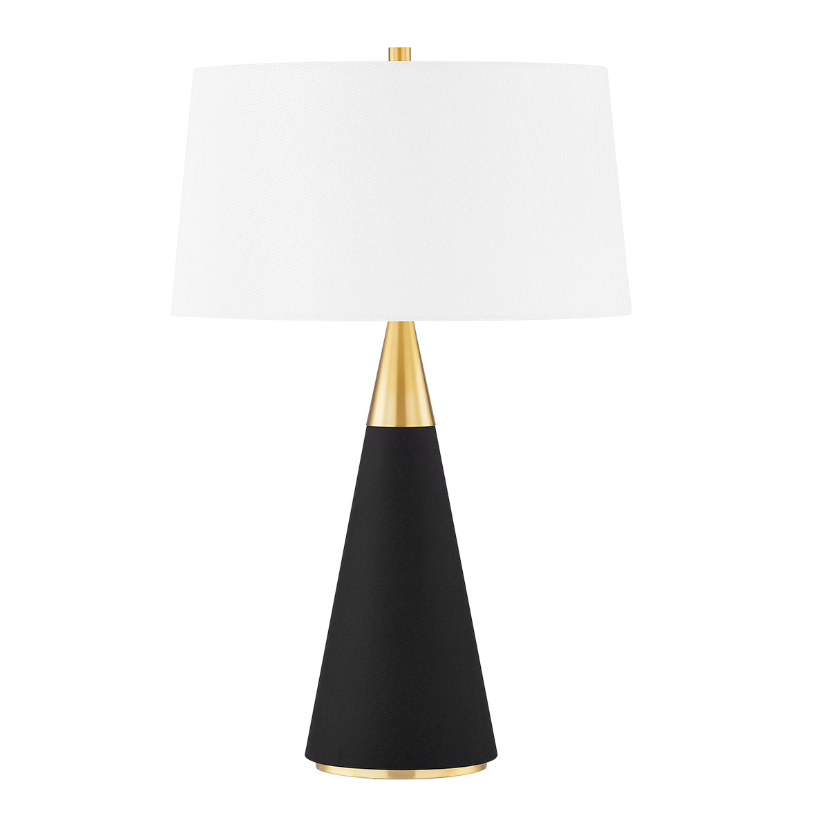 Mitzi JEN Table Lamp Table Lamp Mitzi AGED BRASS/BLACK LINEN  