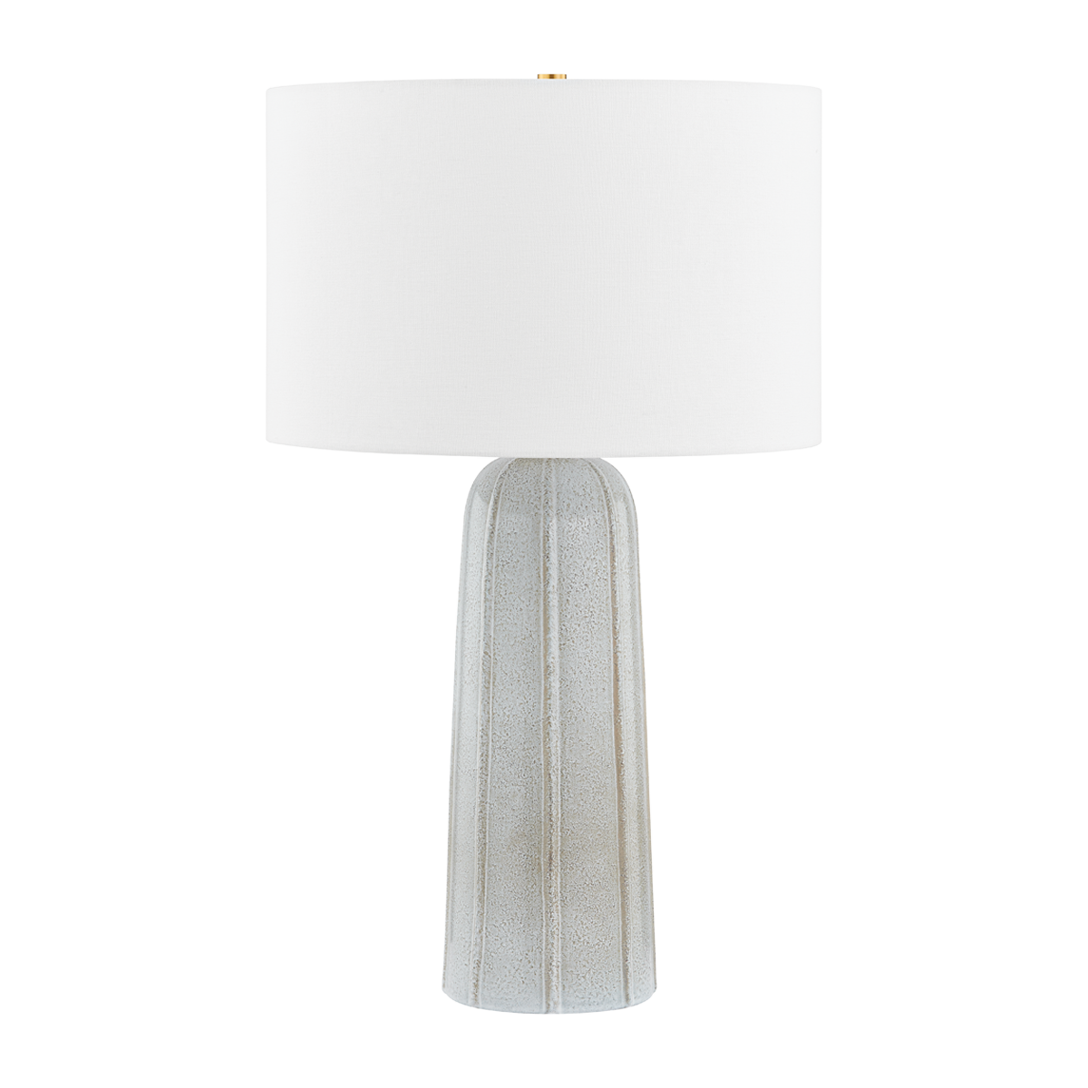 Mitzi KEL Table Lamp Table Lamp Mitzi Aged Brass/ Ceramic Reactive Ash  