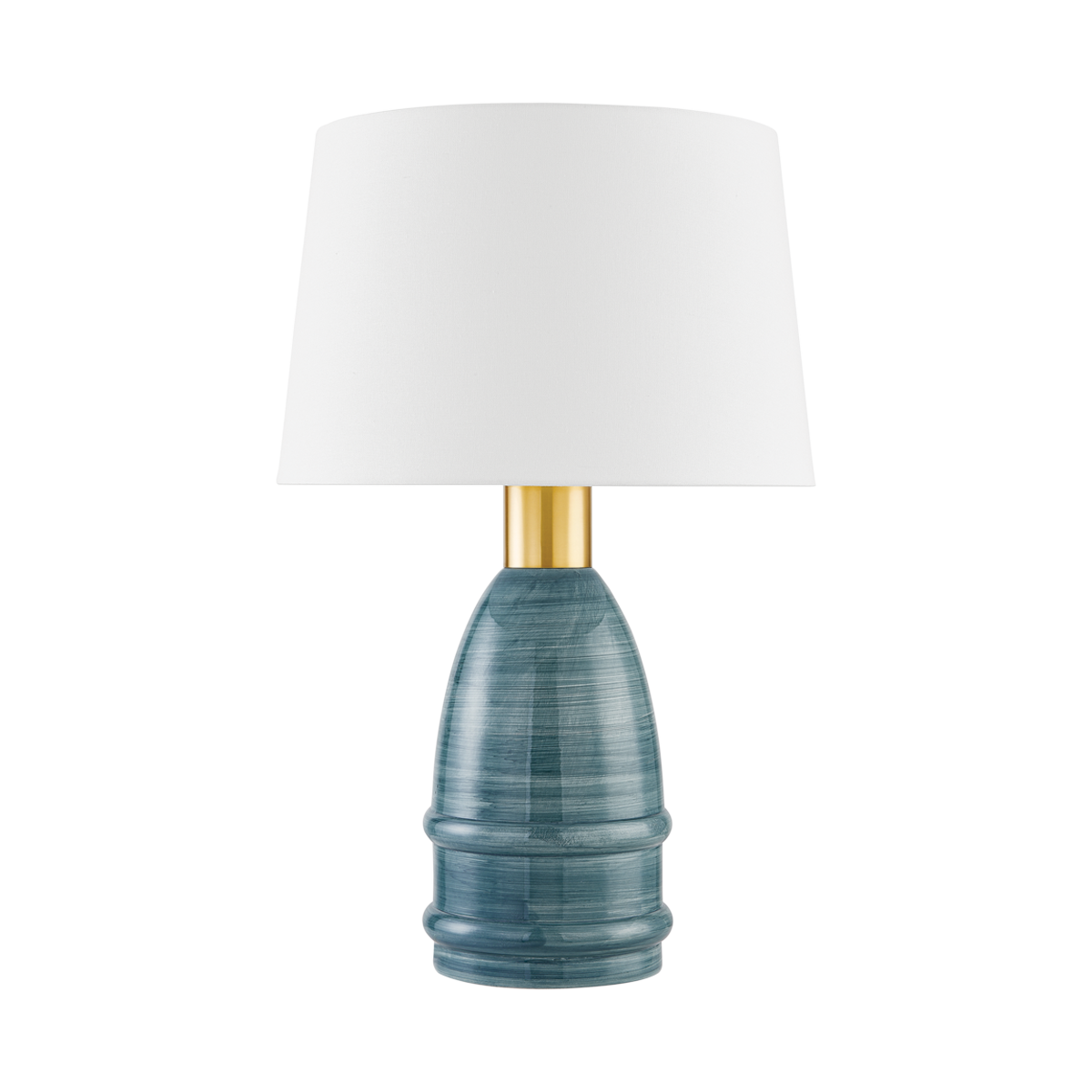 Mitzi Tenley TABLE LAMP Table Lamp Mitzi Aged Brass/Ceramic Inchyra Blue  