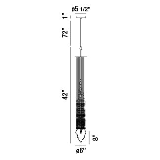 Eurofase Cascata Pendant