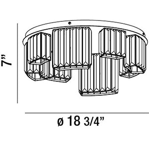 Eurofase Lumino Flush Mount Flush Mount Eurofase   