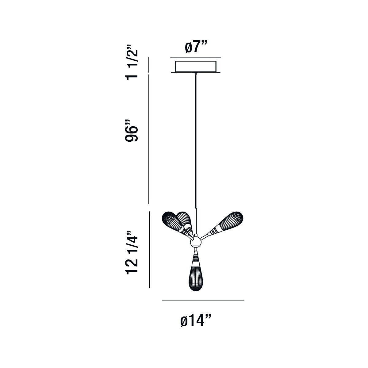 Eurofase Manning Pendant Pendant Eurofase   