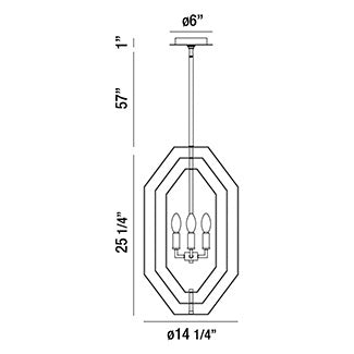 Eurofase Montcalm Chandelier Chandelier Eurofase   