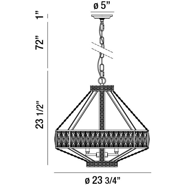 Eurofase Bellezza Chandelier Chandelier Eurofase   