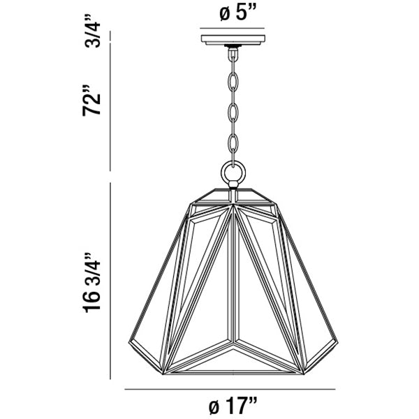 Eurofase Glacier Pendant Pendant Eurofase   