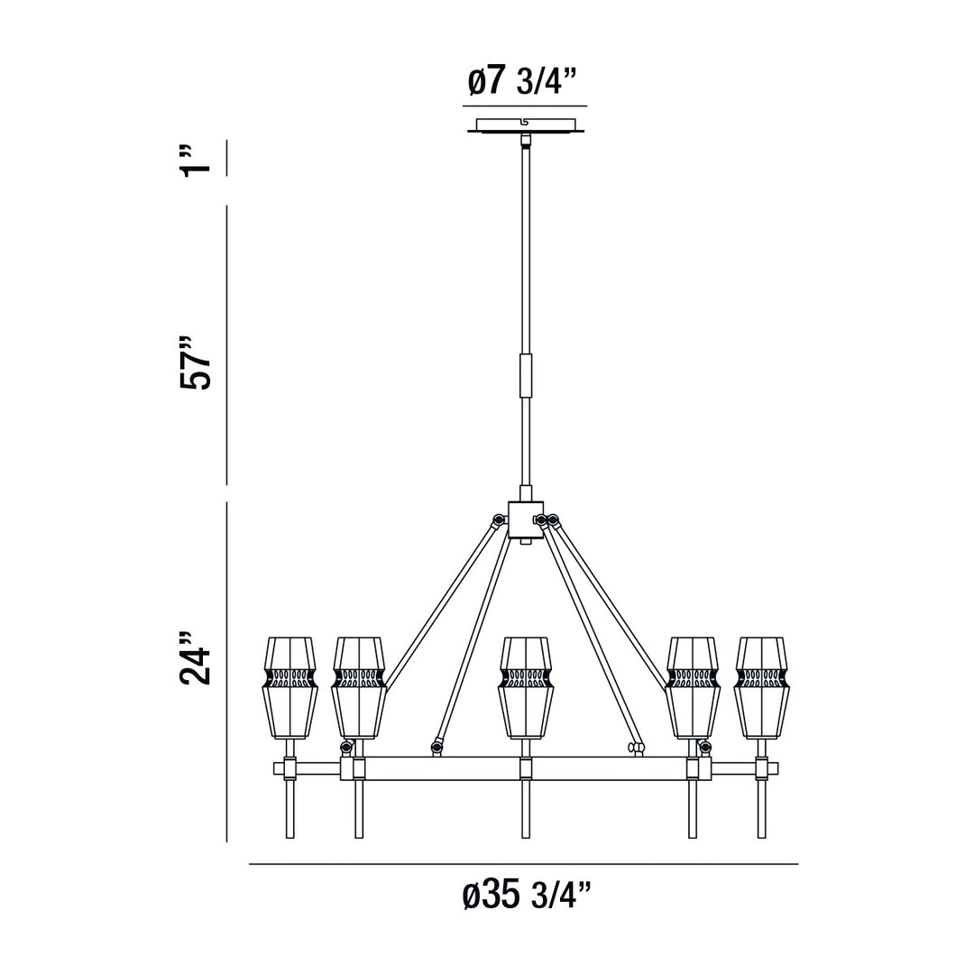 Eurofase Gladstone Chandelier