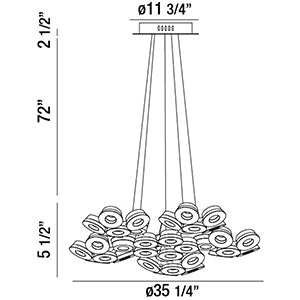 Eurofase Glendale Chandelier