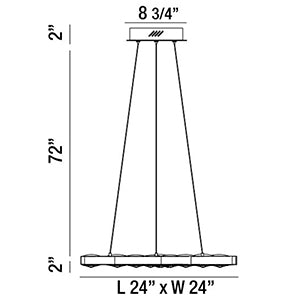 Eurofase Pallazo Chandelier