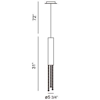 Eurofase Groove Pendant Pendant Eurofase   