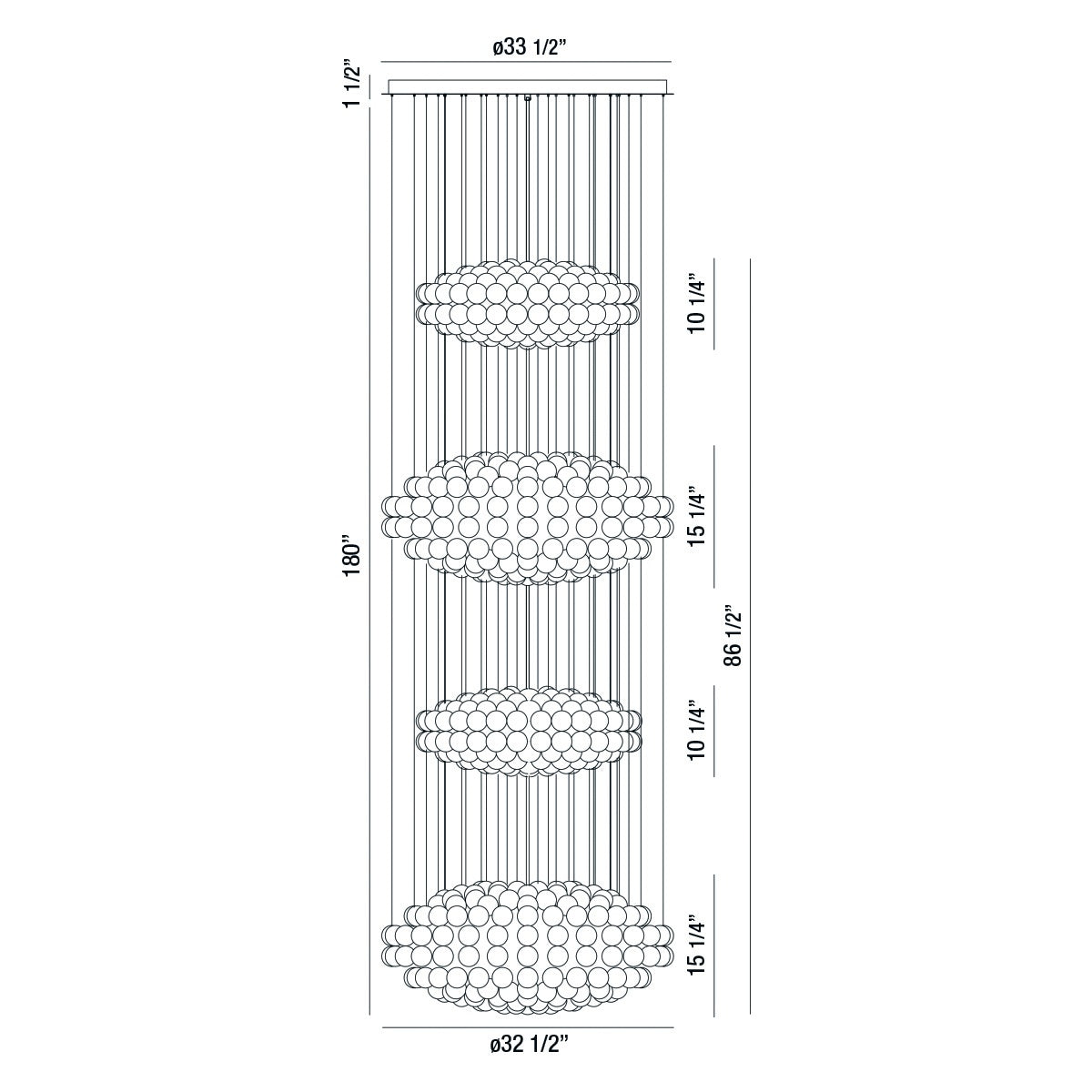 Eurofase Riverdale Chandelier Chandelier Eurofase   