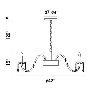 Eurofase Ferrero Chandelier