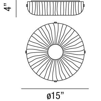 Eurofase Spectra Flush Mount Flush Mount Eurofase   