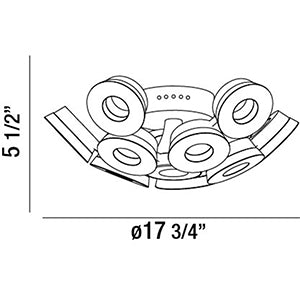 Eurofase Glendale Flush Mount Flush Mount Eurofase   