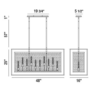 Eurofase Affilato Chandelier