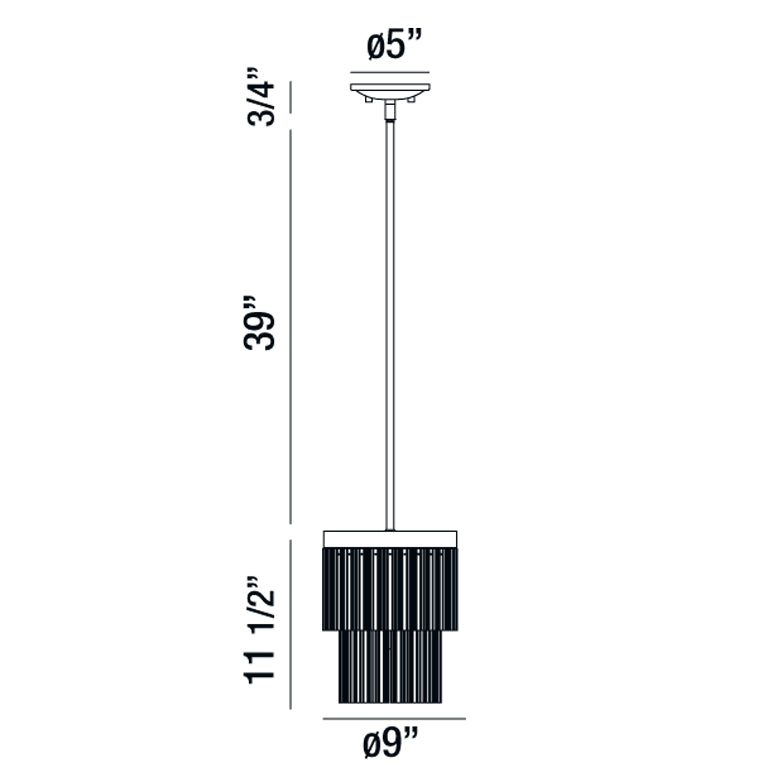 Eurofase Ziccardi Pendant Pendants Eurofase   