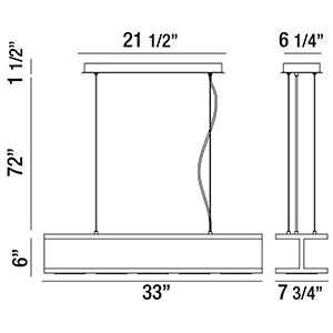 Eurofase Fascio Pendant