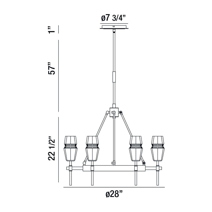 Eurofase Gladstone Chandelier