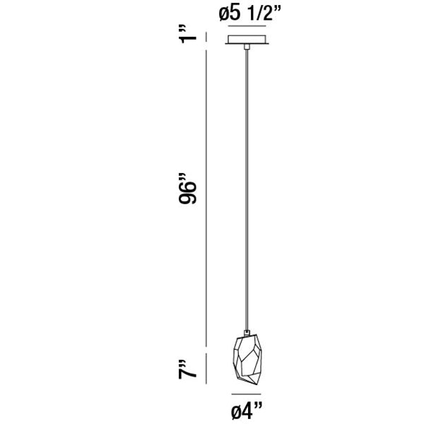 Eurofase Diffi Pendant Pendant Eurofase   