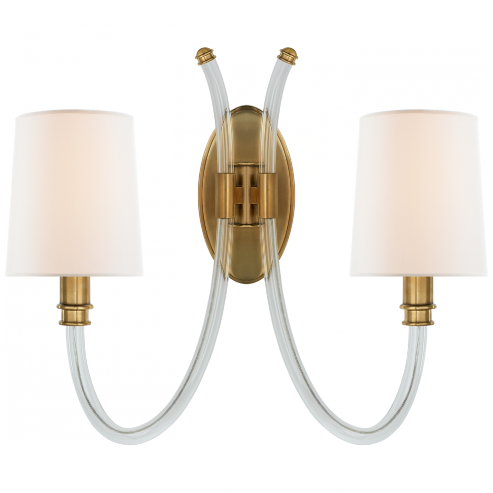 Visual Comfort & Co. Clarice Double Sconce