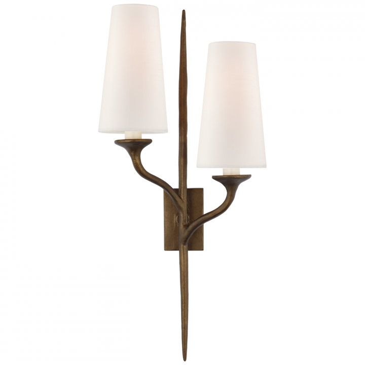 Visual Comfort & Co. Iberia Double Left Sconce Wall Sconces Visual Comfort & Co.   