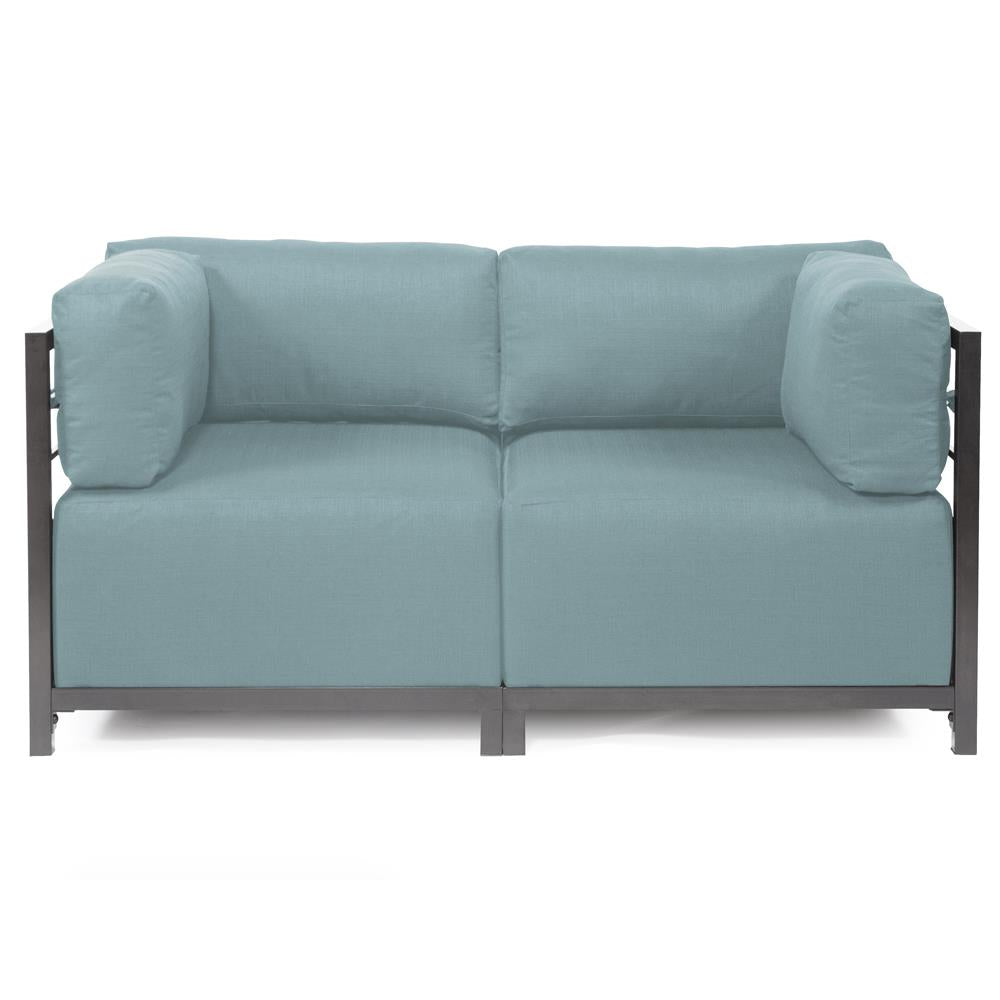 Howard Elliott Collection Axis 2pc Sectional Sterling Breeze Titanium Frame  Howard Elliott Collection   