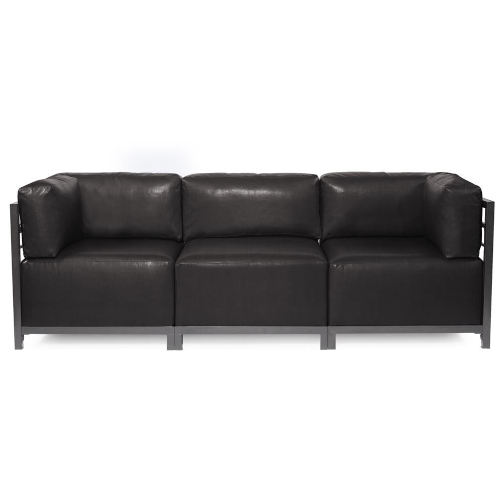 Howard Elliott Collection Axis 3pc Sectional Avanti Black Titanium Frame  Howard Elliott Collection   