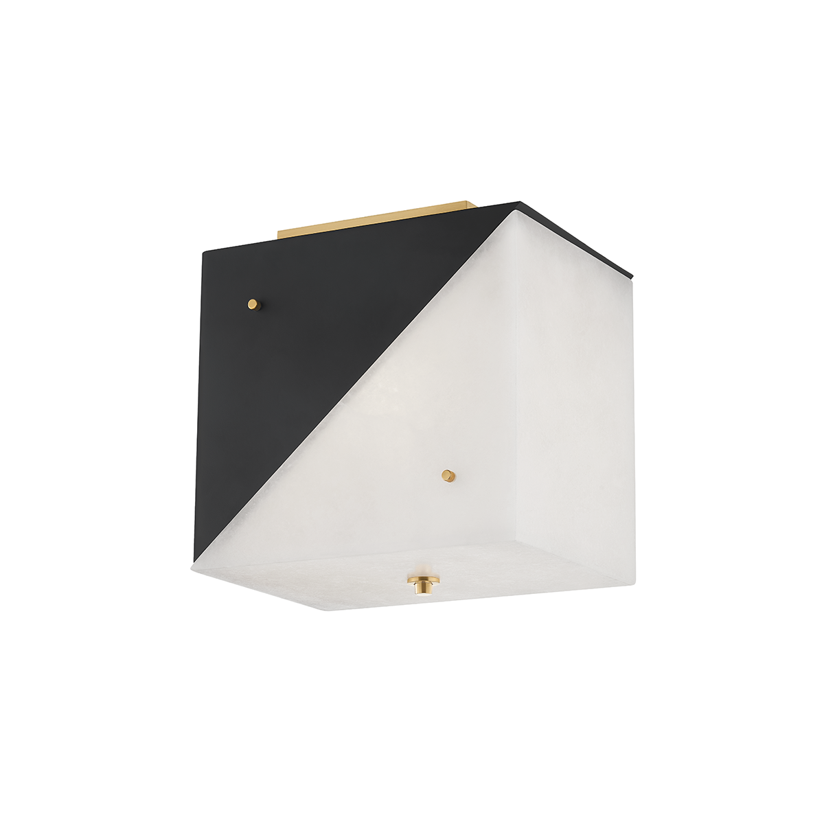 Hudson Valley Lighting Ratio Flush Mount Flush Mount Hudson Valley Lighting Aged Brass  