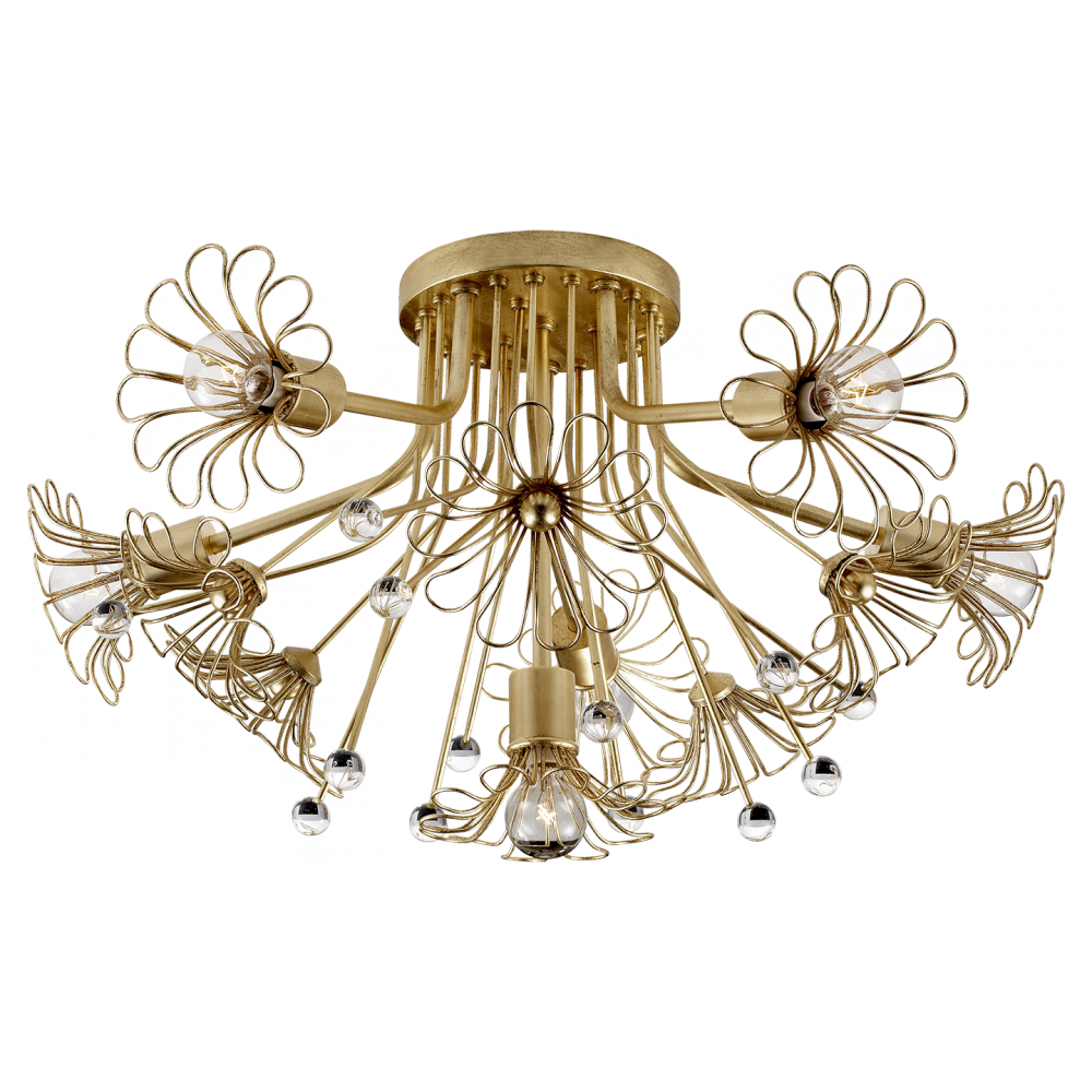 Visual Comfort & Co. Keaton Bouquet Flush Mount Ceiling Lights Visual Comfort & Co.   