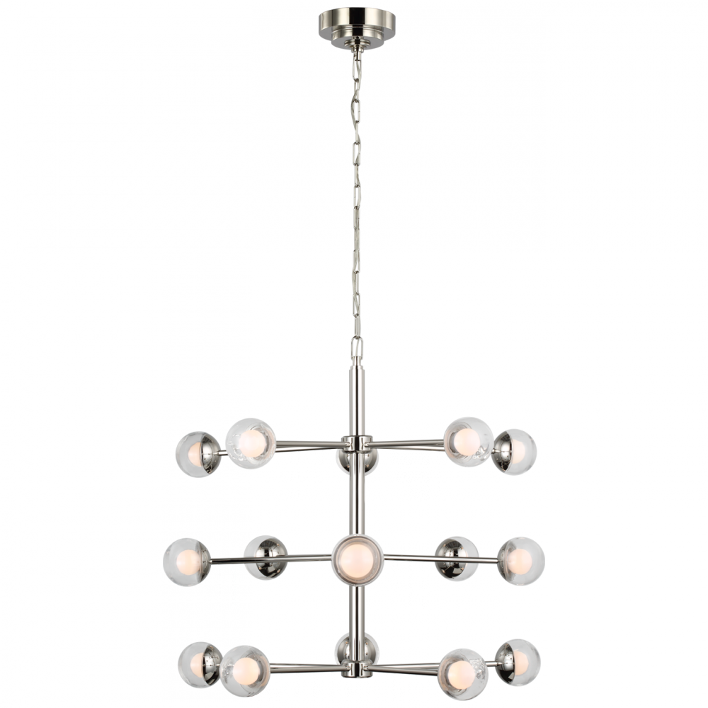 Visual Comfort & Co. Alloway Small Barrel Chandelier Chandeliers Visual Comfort & Co.   