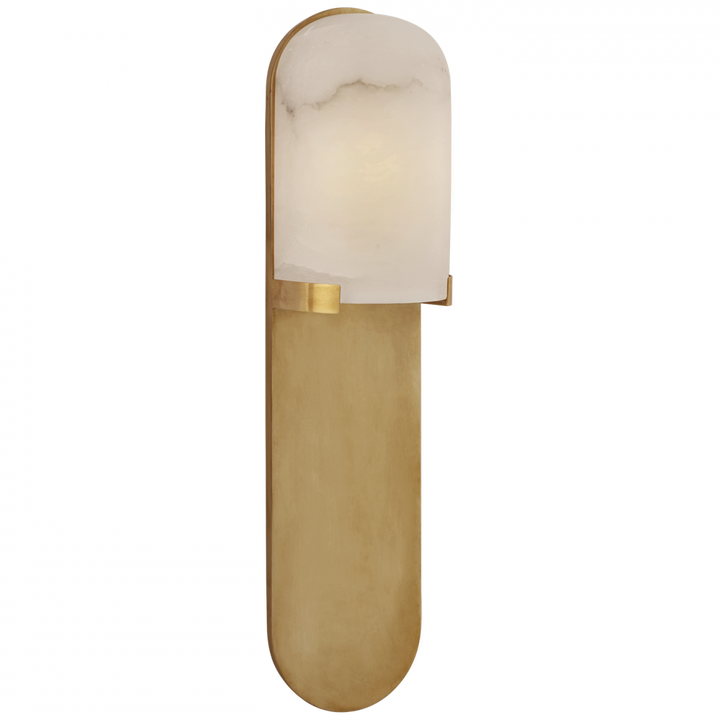 Visual Comfort & Co. Melange Medium Elongated Pill Sconce Wall Sconces Visual Comfort & Co.   