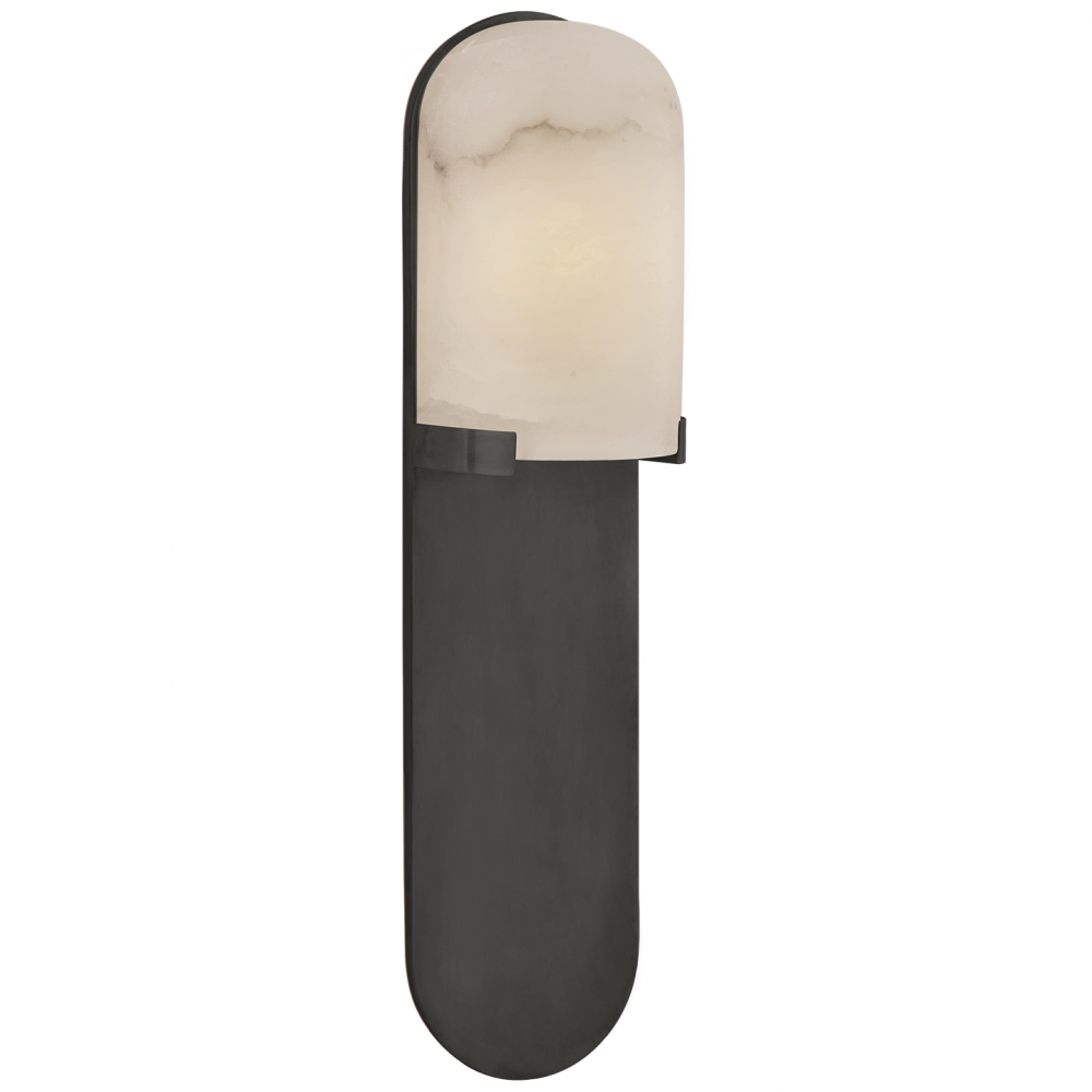 Visual Comfort & Co. Melange Medium Elongated Pill Sconce Wall Lights Visual Comfort & Co.   